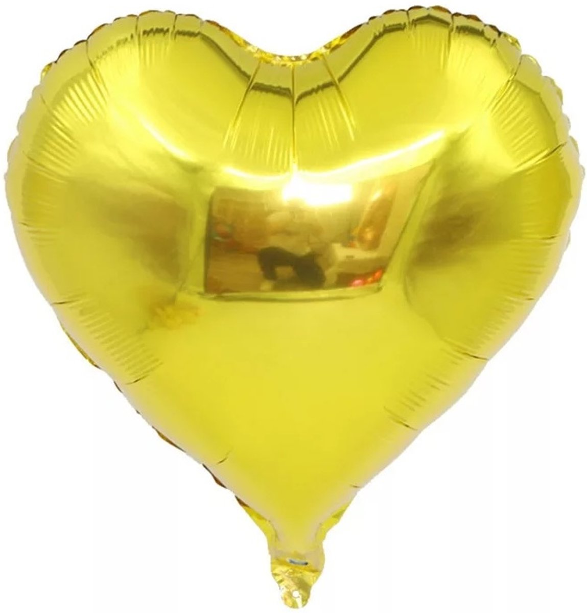 Folieballon hart | Goud | 18 inch | 45 cm | DM-products